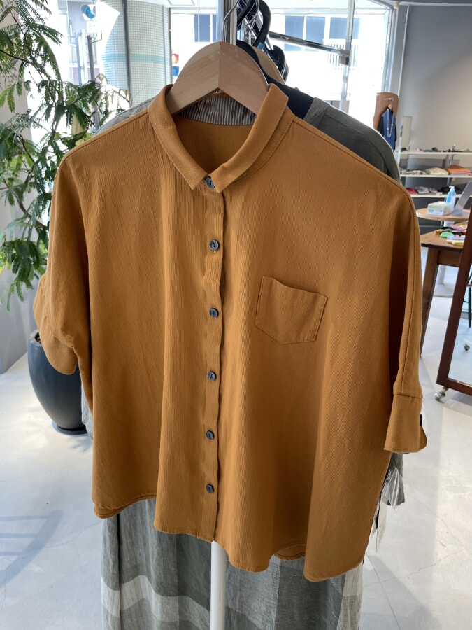 maturita　サンドベージュ　Fサイズ　コットンブラウス 18700→(20%off)￥14960