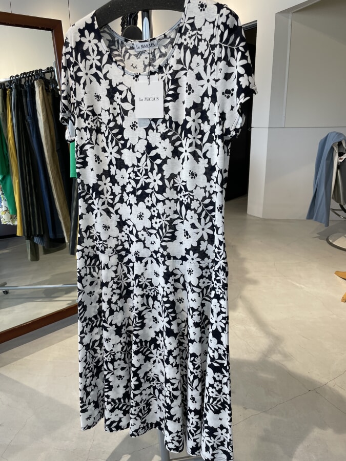 Le MARAIS 　コットンワンピース　　Mサイズ　￥23100→（20％OFF)￥18480